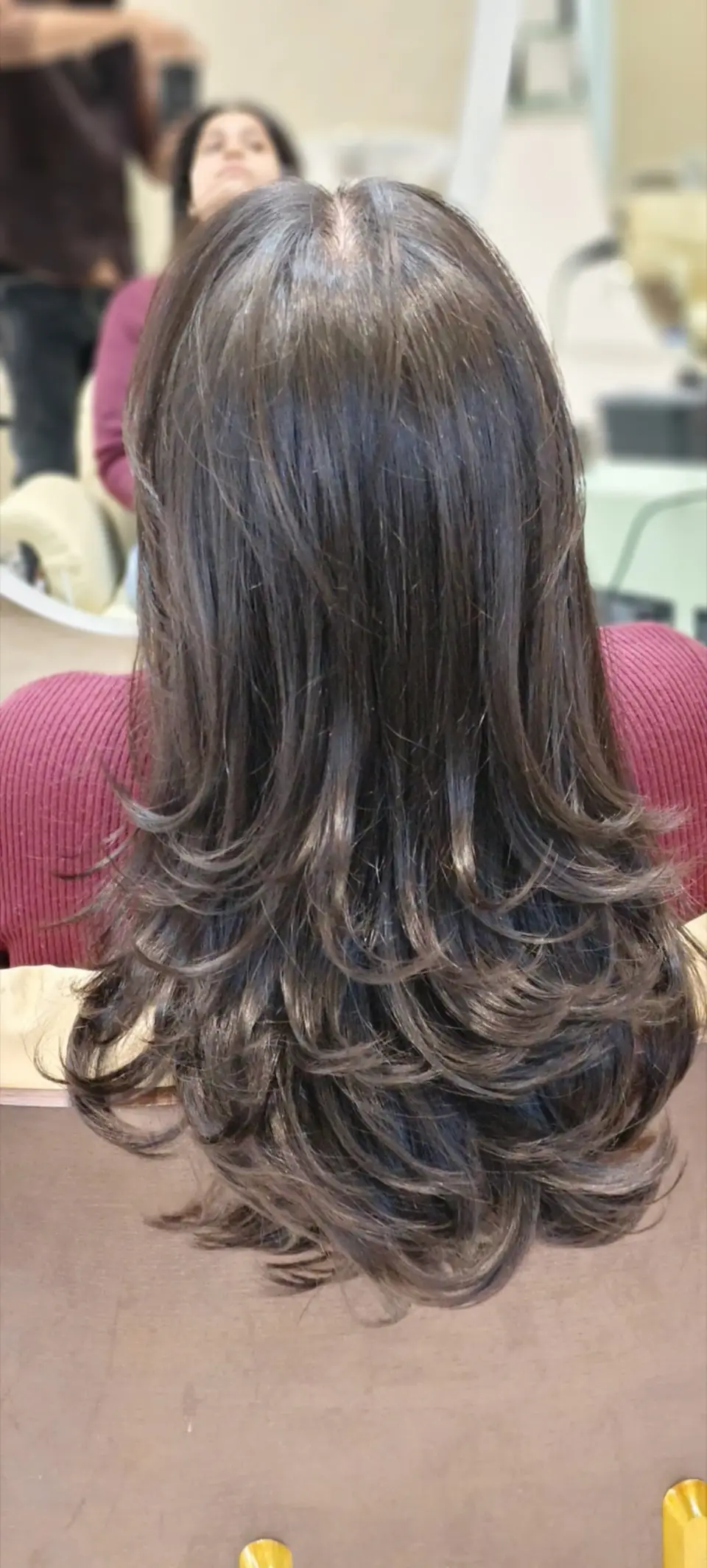 Chocolate brown hair colour by Ally 21